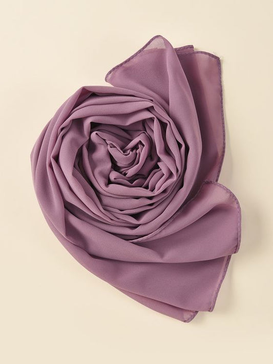 Georgette Scarf Purple