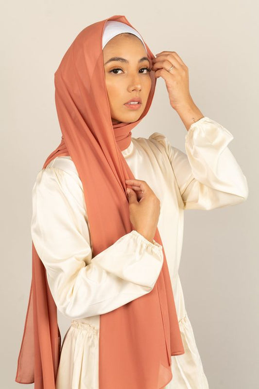 Georgette Scarf Musturd