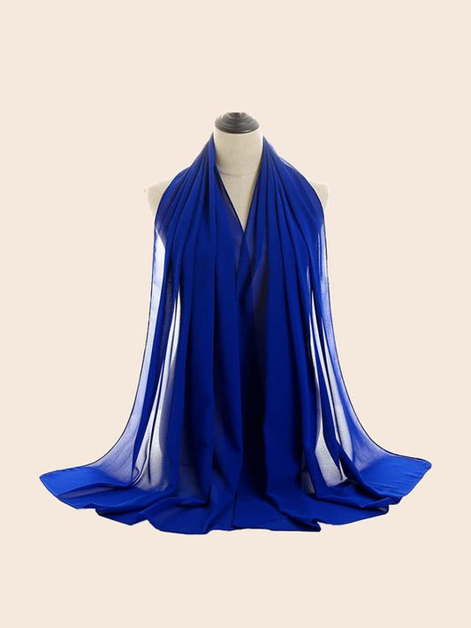 Georgette Scarf Royal