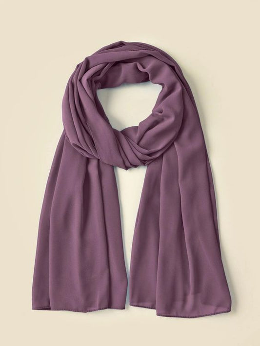 Georgette Scarf Purple