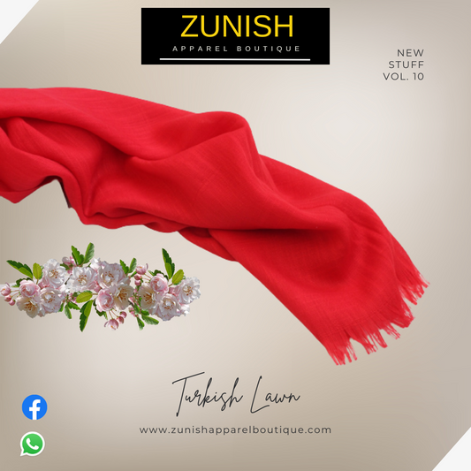 Turkish Lawn Scarf Pink