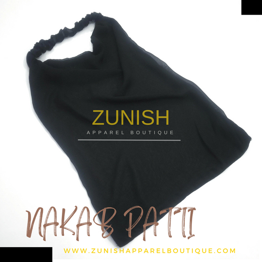 Elastic Niqab – Black